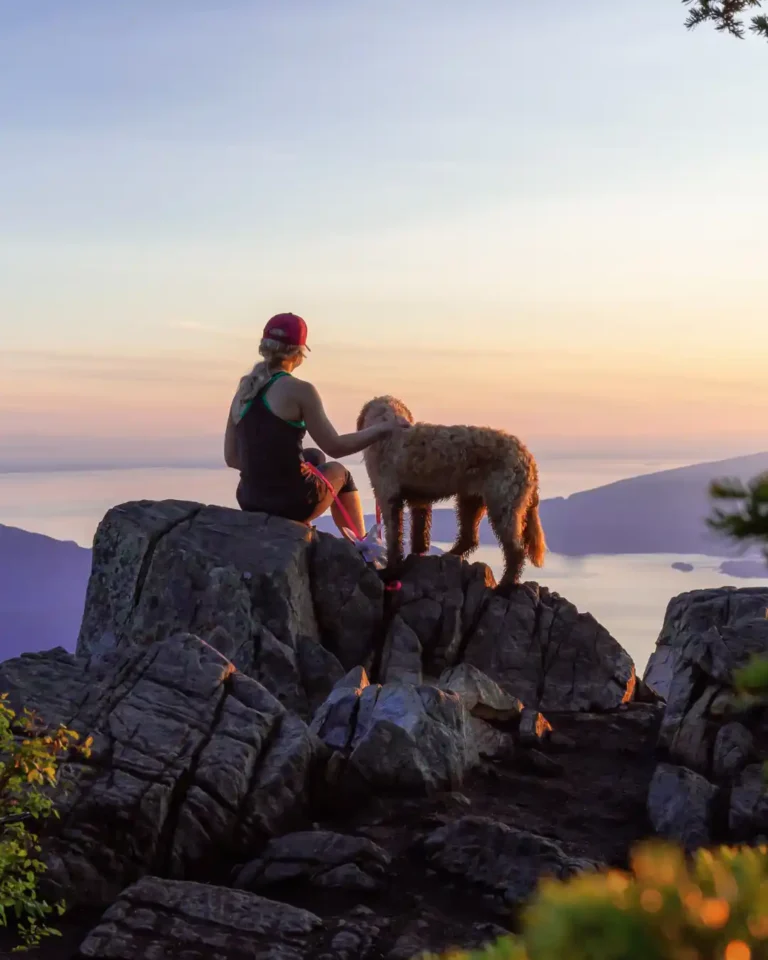GR avec son chien