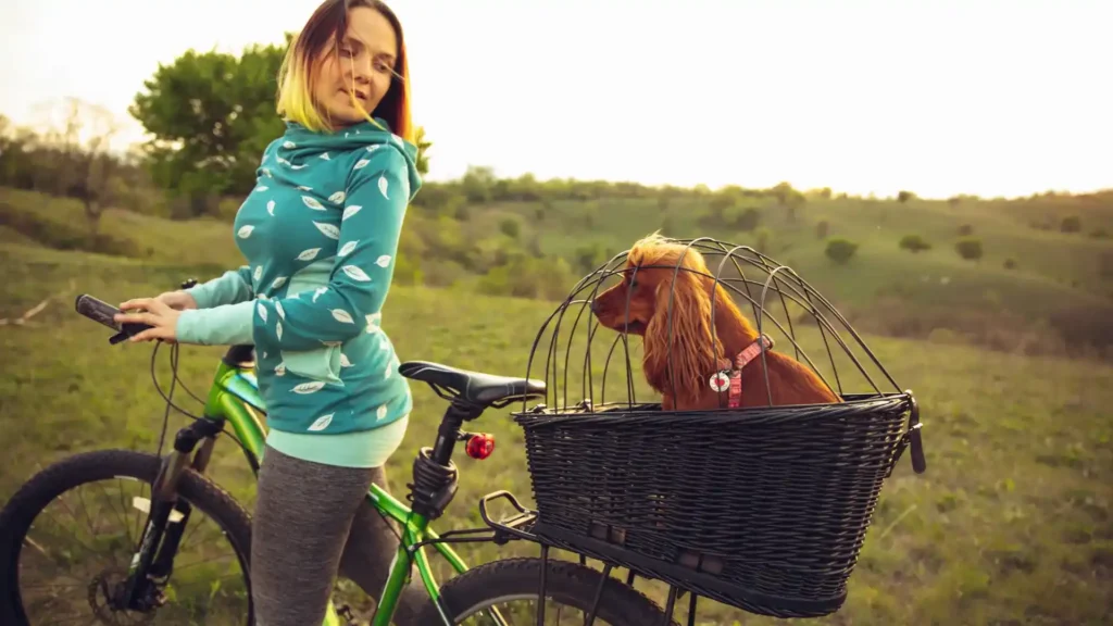 faire du velo avec son chien