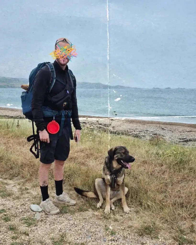 randonner avec son chien